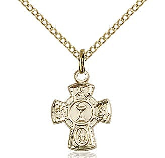 First Communion Five way cross 0845