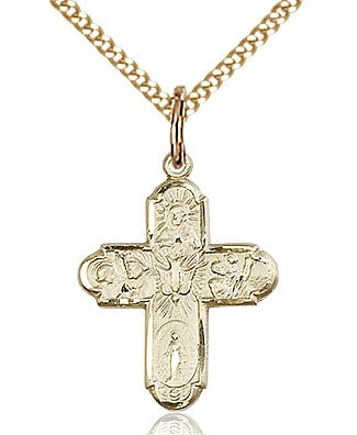 Holy Spirit Five Way Cross 0044