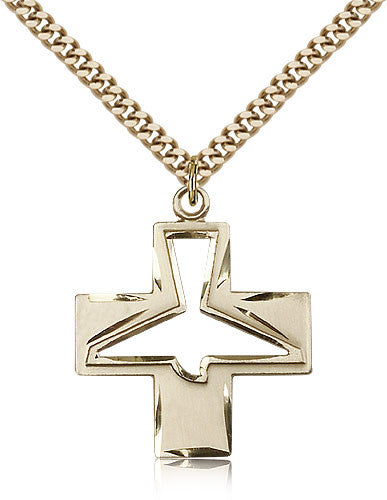 Holy Spirit Pendant Medal on Chain 6080