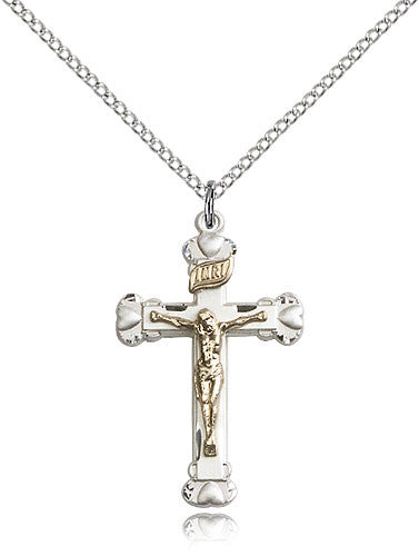 Two-Tone GF/SS Crucifix - 2620GF-SS
