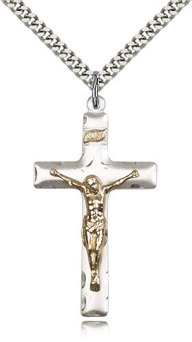 Two-Tone GF/SS Crucifix 2644GF-SS
